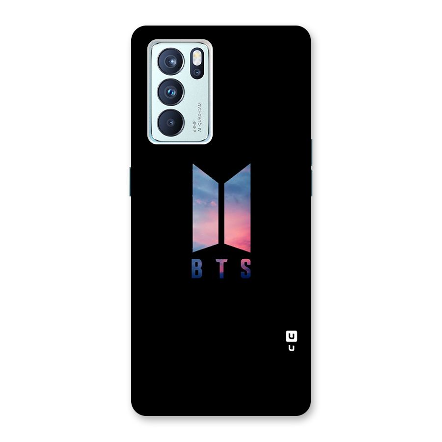 BTS Logo Sky Back Case for Oppo Reno6 Pro 5G