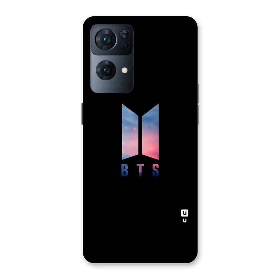 BTS Logo Sky Back Case for Oppo Reno7 Pro 5G