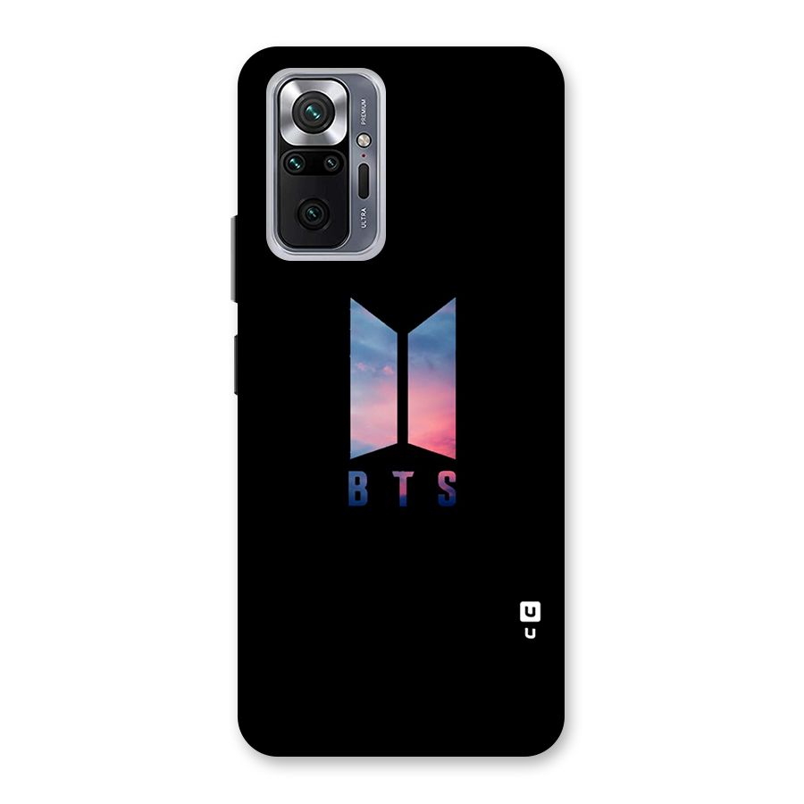 BTS Logo Sky Back Case for Redmi Note 10 Pro