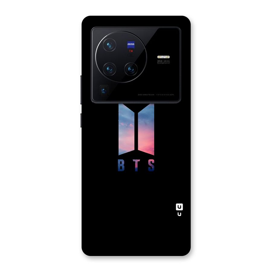BTS Logo Sky Back Case for Vivo X80 Pro