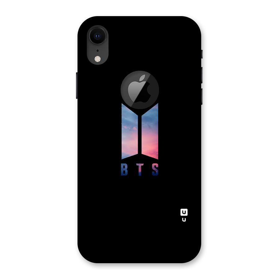 BTS Logo Sky Back Case for iPhone XR Logo Cut
