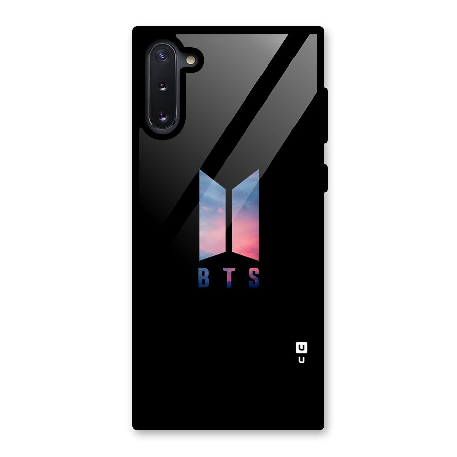 BTS Logo Sky Glass Back Case for Galaxy Note 10