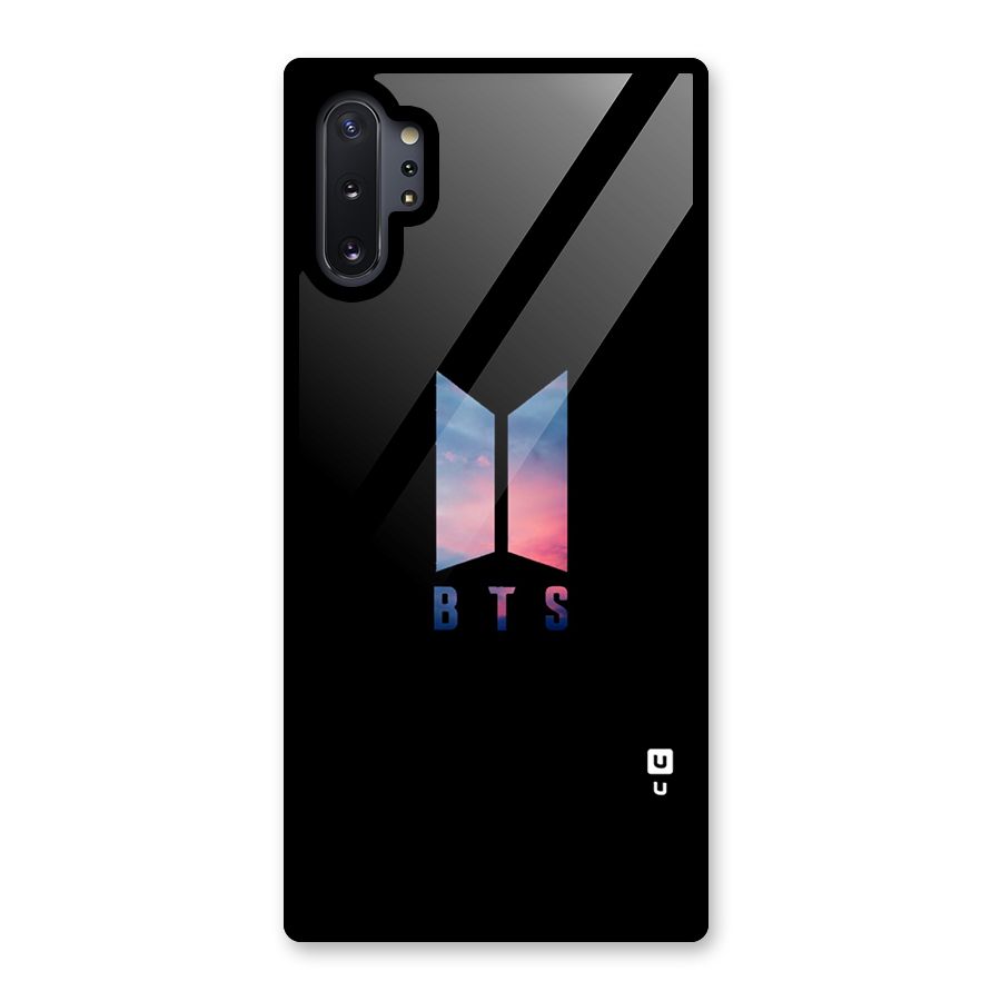 BTS Logo Sky Glass Back Case for Galaxy Note 10 Plus