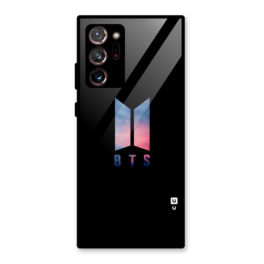 BTS Logo Sky Glass Back Case for Galaxy Note 20 Ultra