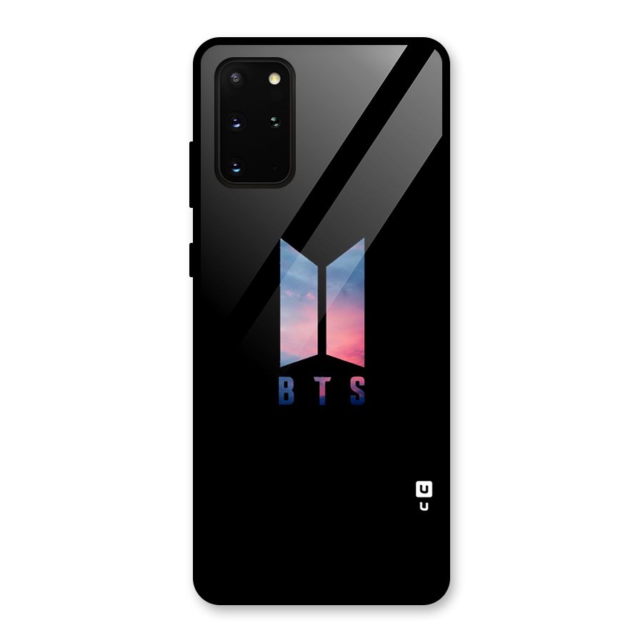BTS Logo Sky Glass Back Case for Galaxy S20 Plus