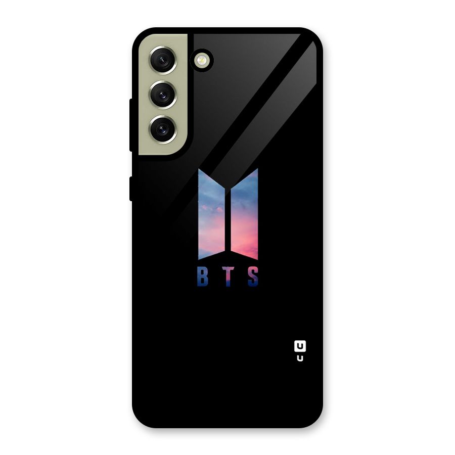 BTS Logo Sky Glass Back Case for Galaxy S21 FE 5G