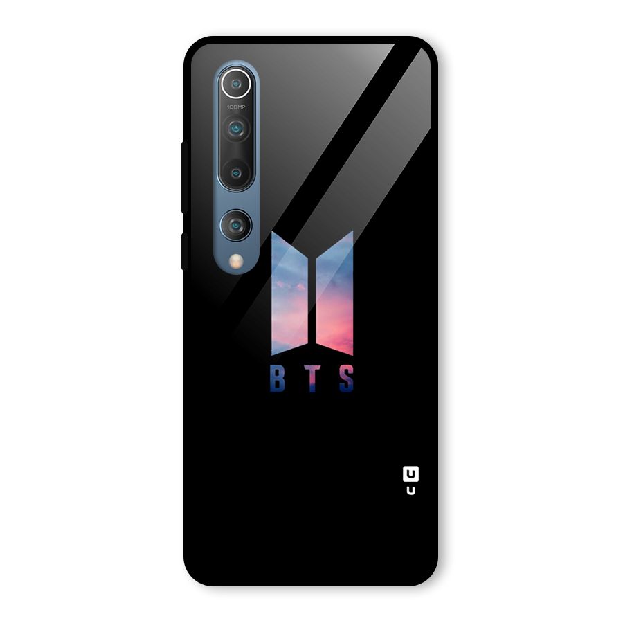 BTS Logo Sky Glass Back Case for Mi 10