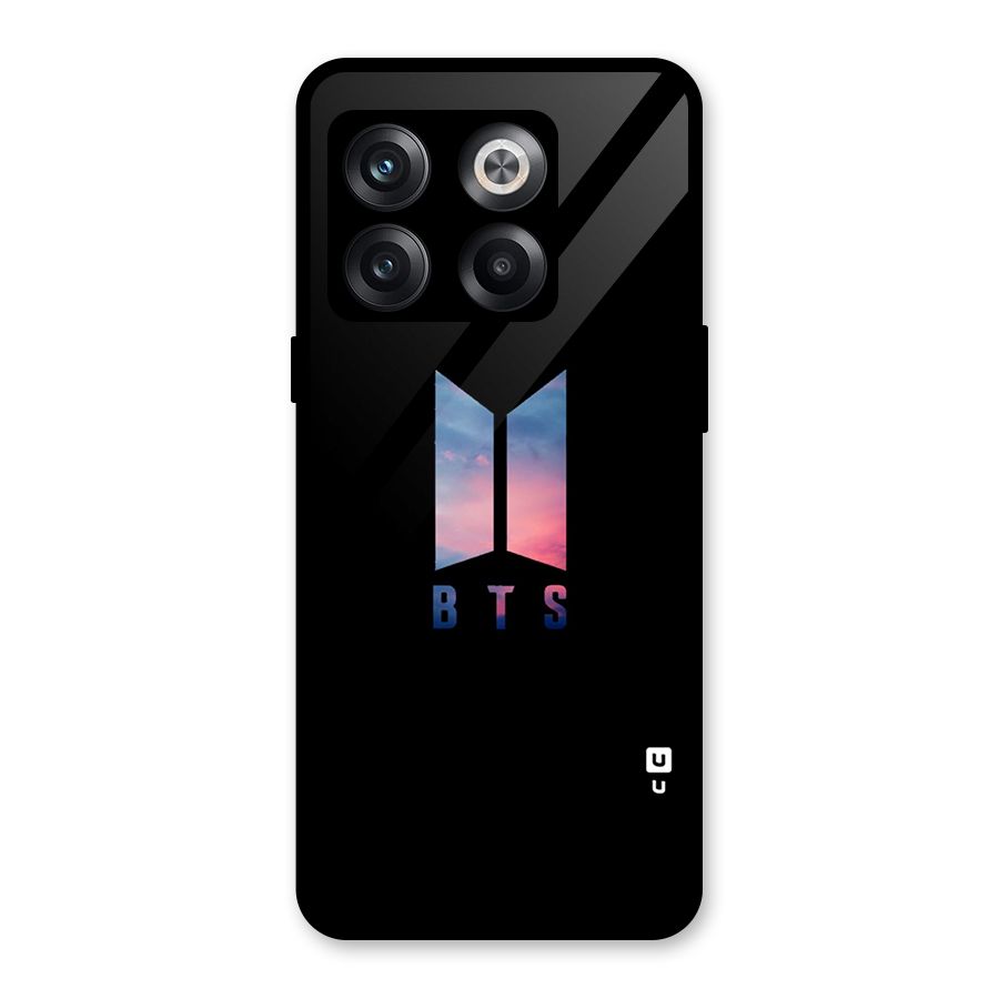 BTS Logo Sky Glass Back Case for OnePlus 10T