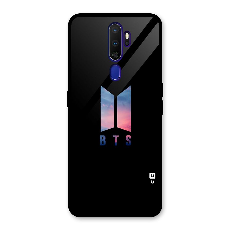 BTS Logo Sky Glass Back Case for Oppo A9 (2020)