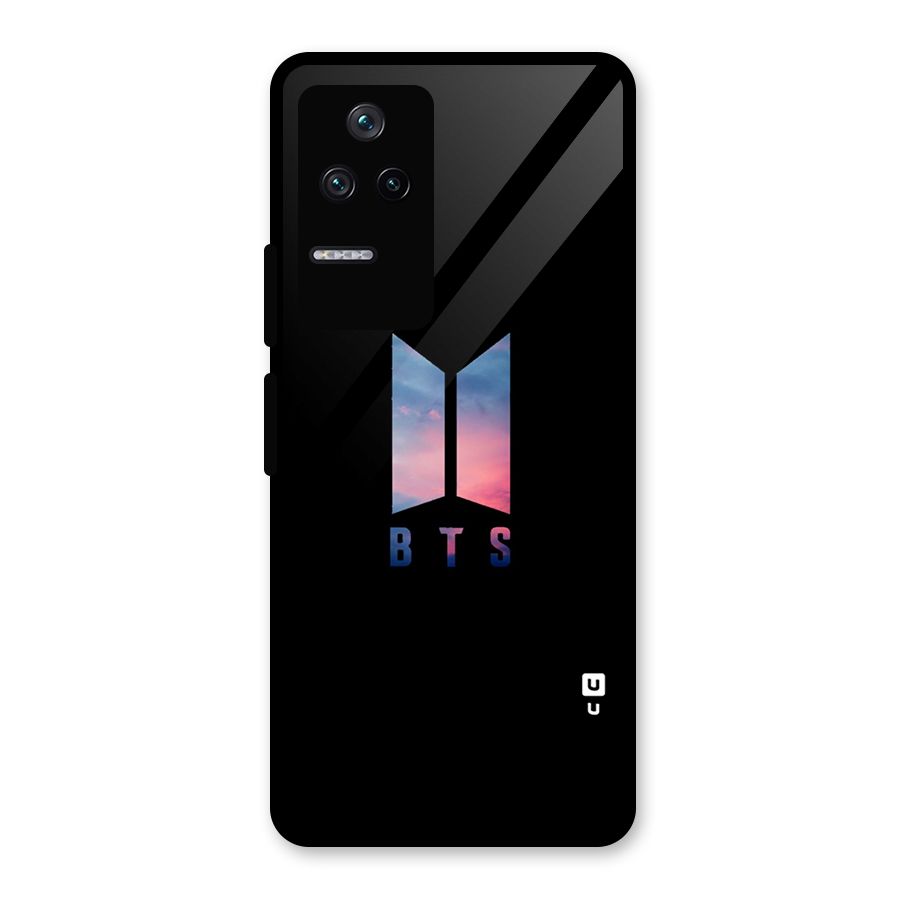 BTS Logo Sky Glass Back Case for Poco F4 5G