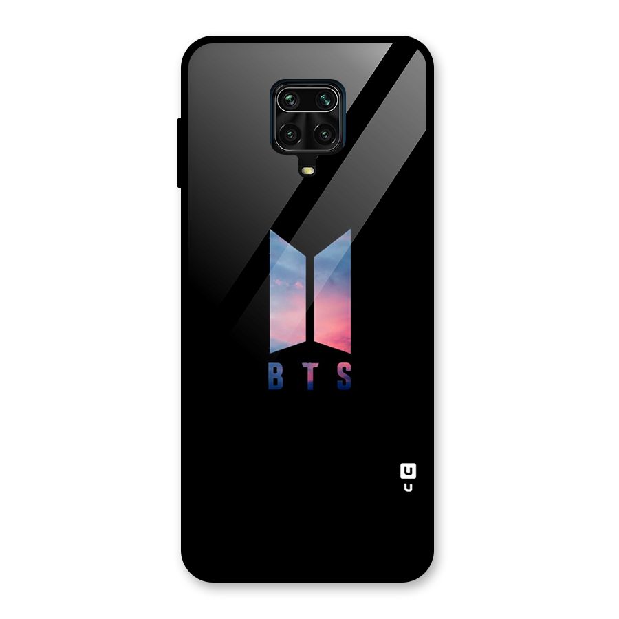 BTS Logo Sky Glass Back Case for Poco M2 Pro