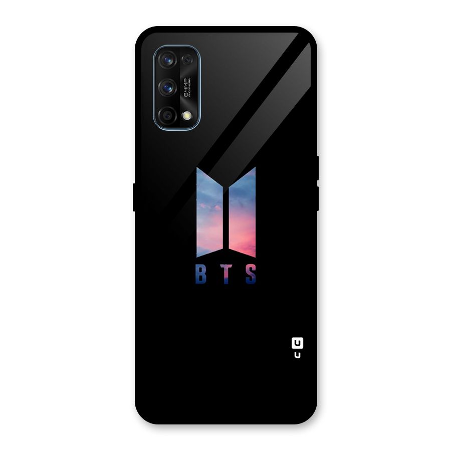 BTS Logo Sky Glass Back Case for Realme 7 Pro