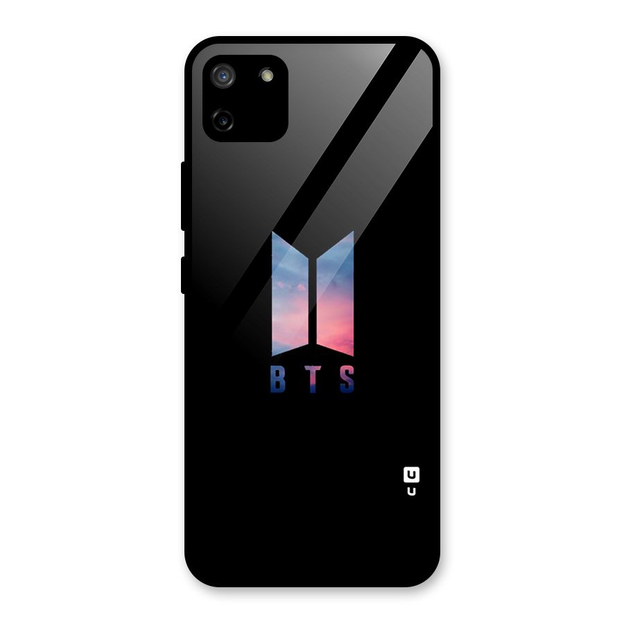 BTS Logo Sky Glass Back Case for Realme C11