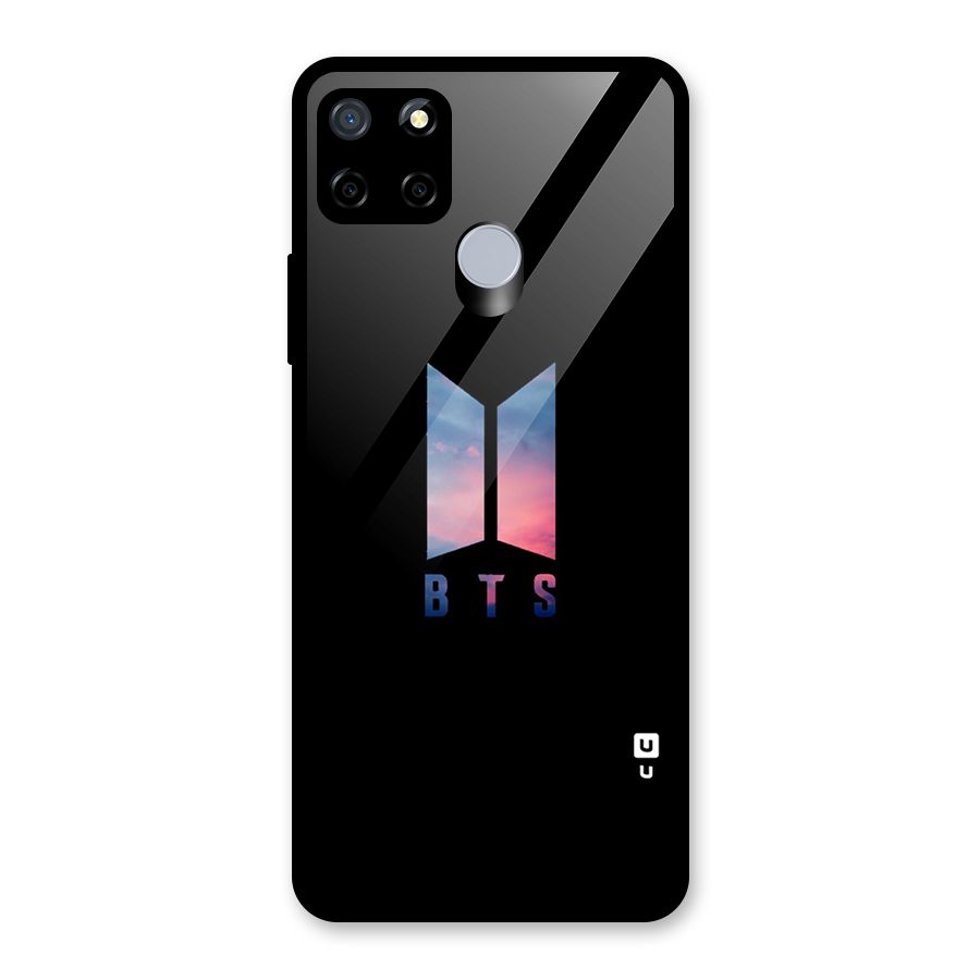 BTS Logo Sky Glass Back Case for Realme Narzo 20