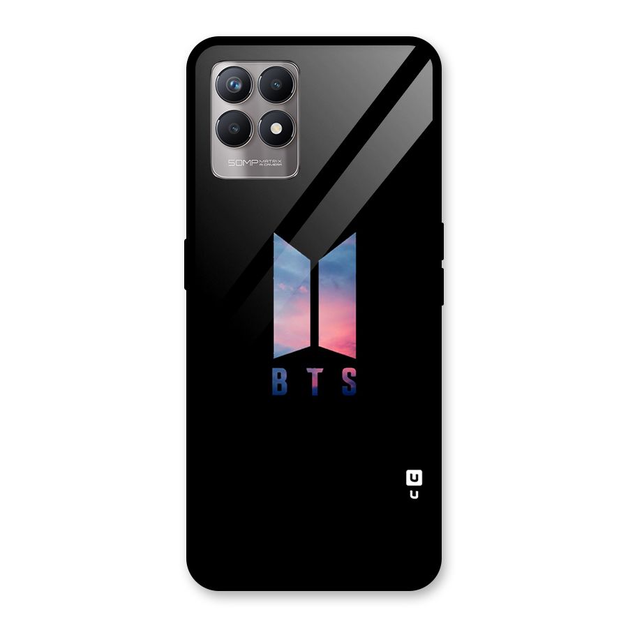 BTS Logo Sky Glass Back Case for Realme Narzo 50