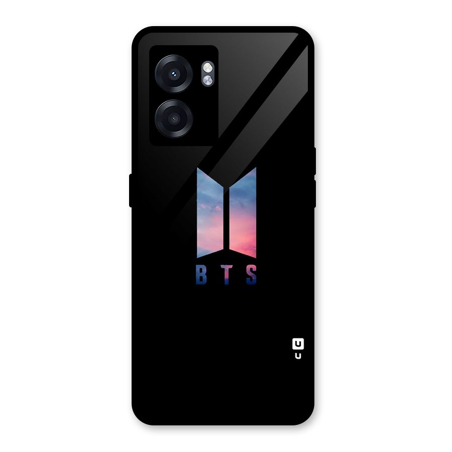 BTS Logo Sky Glass Back Case for Realme Narzo 50 5G