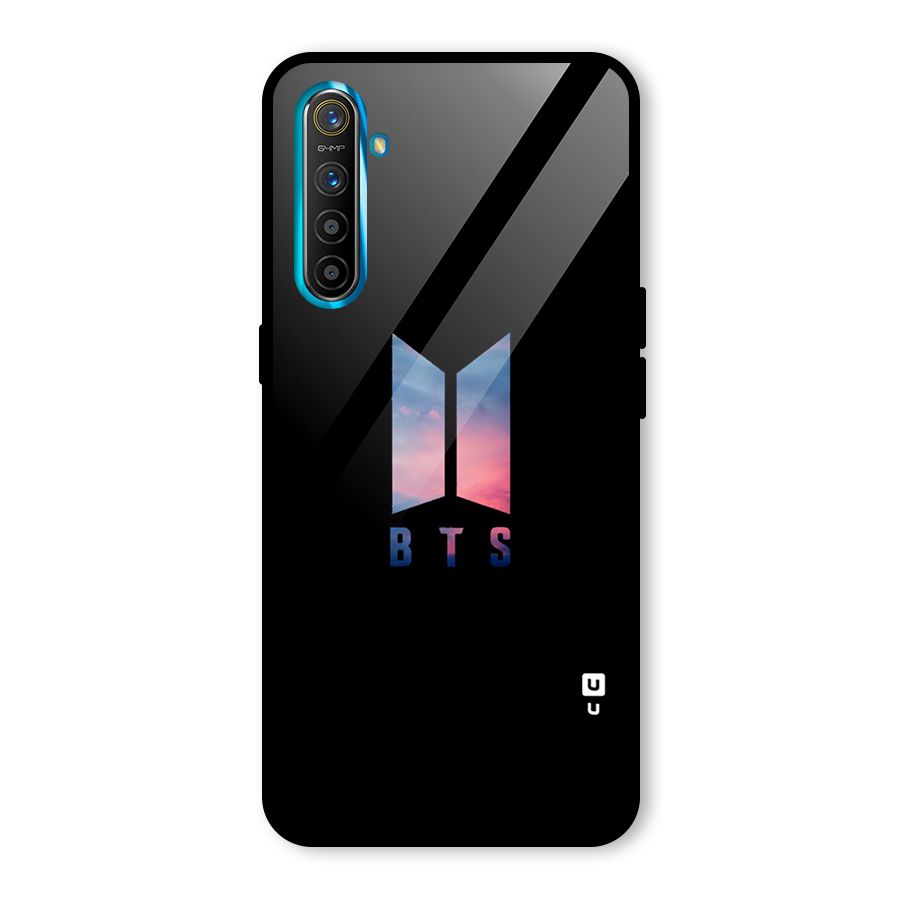 BTS Logo Sky Glass Back Case for Realme X2