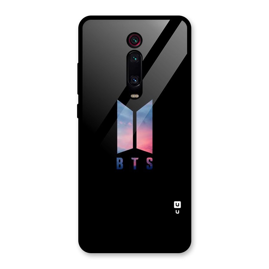 BTS Logo Sky Glass Back Case for Redmi K20