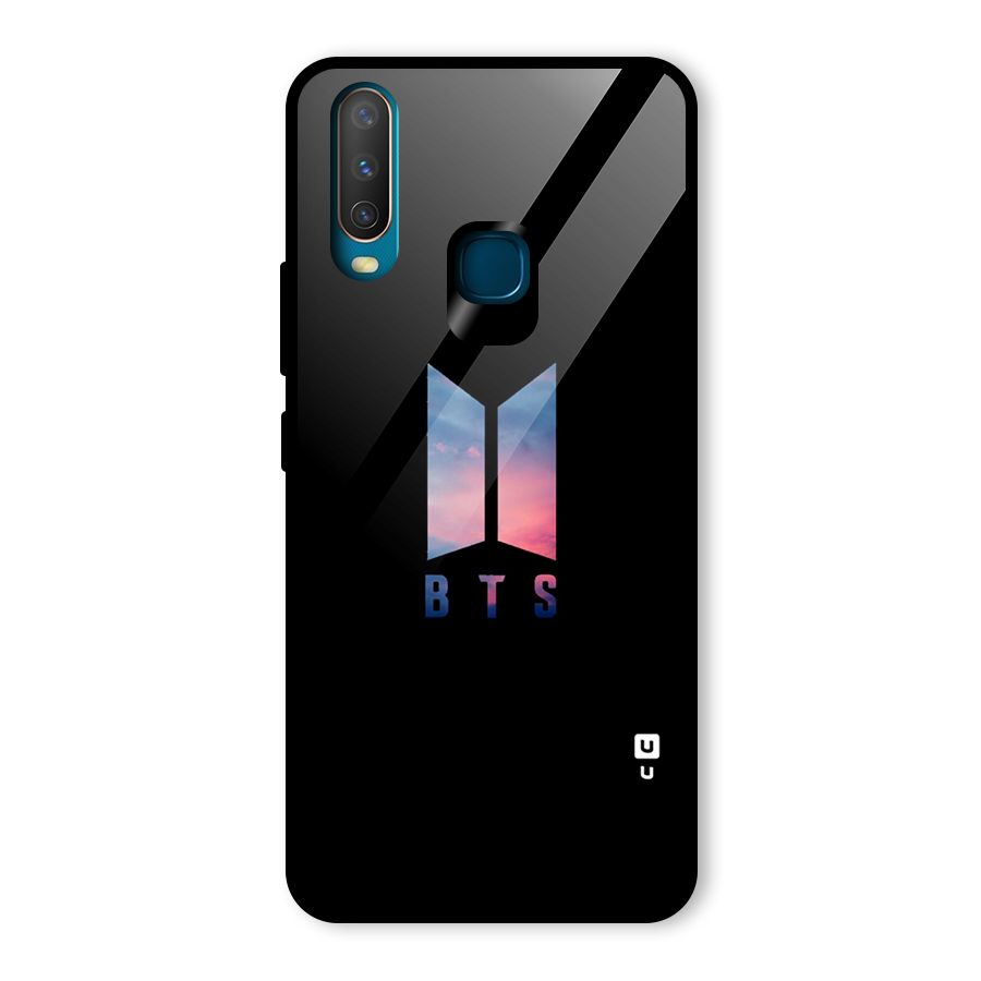 BTS Logo Sky Glass Back Case for Vivo U10