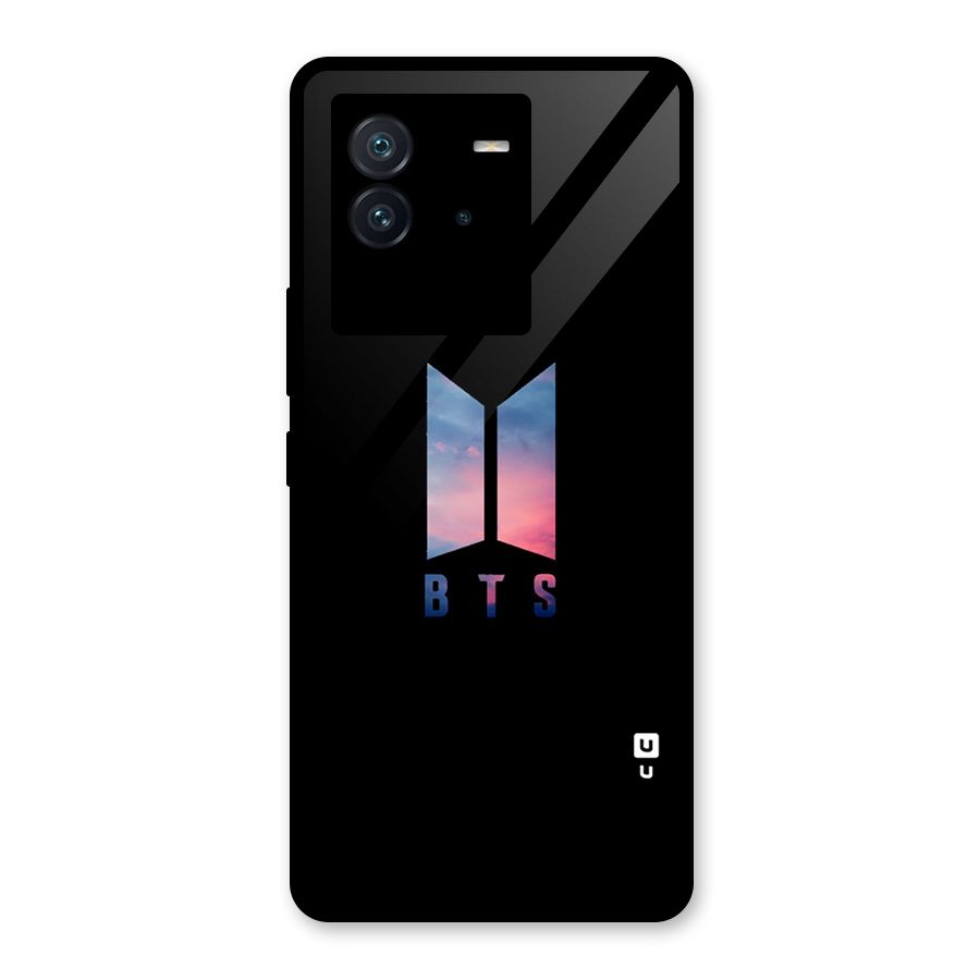 BTS Logo Sky Glass Back Case for Vivo iQOO Neo 6 5G