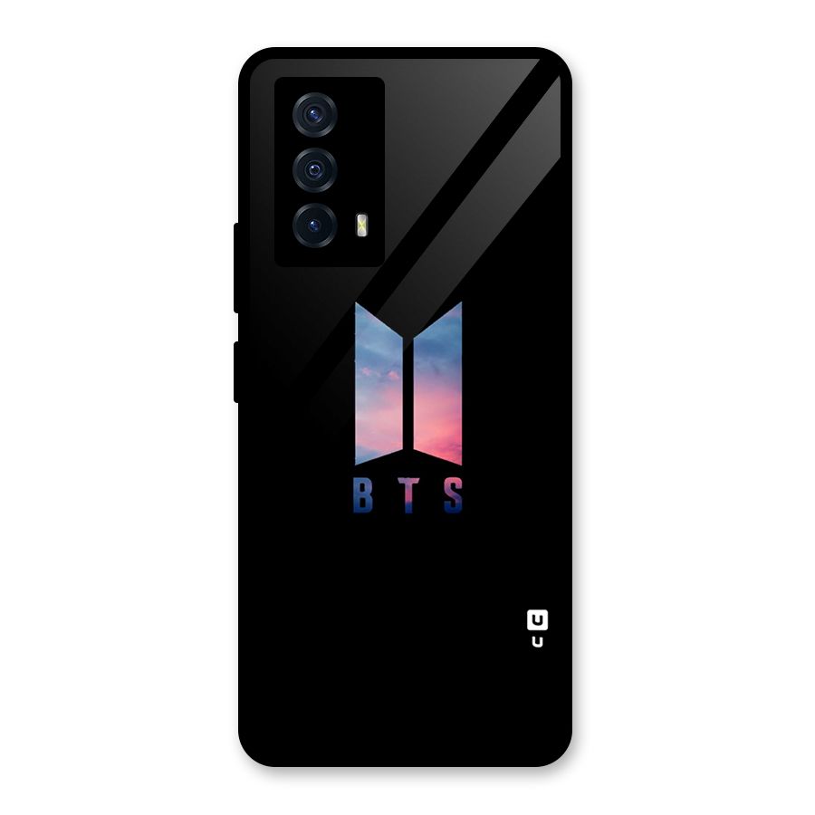 BTS Logo Sky Glass Back Case for Vivo iQOO Z5