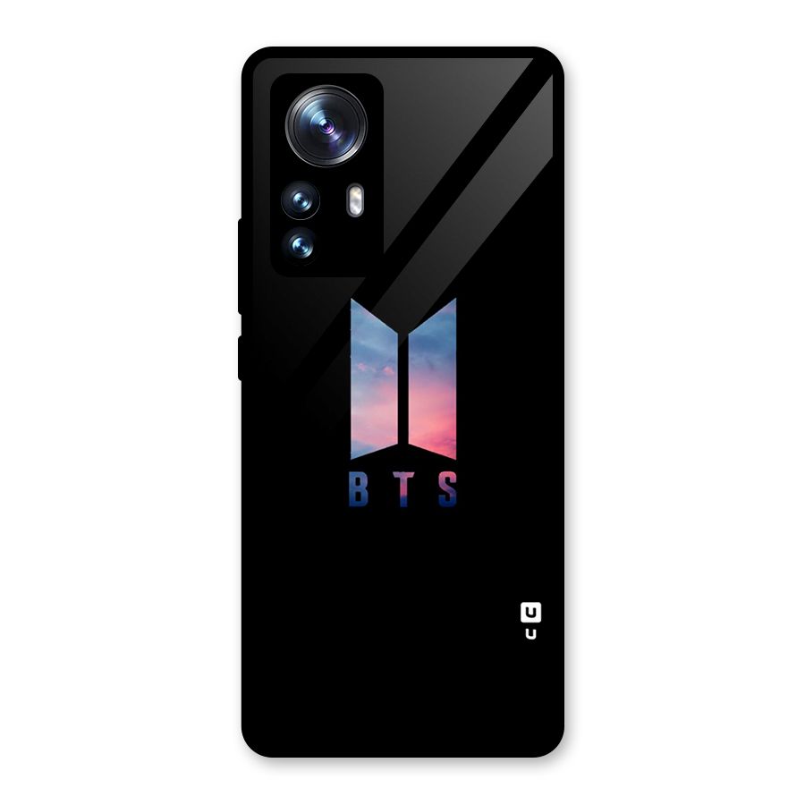 BTS Logo Sky Glass Back Case for Xiaomi 12 Pro