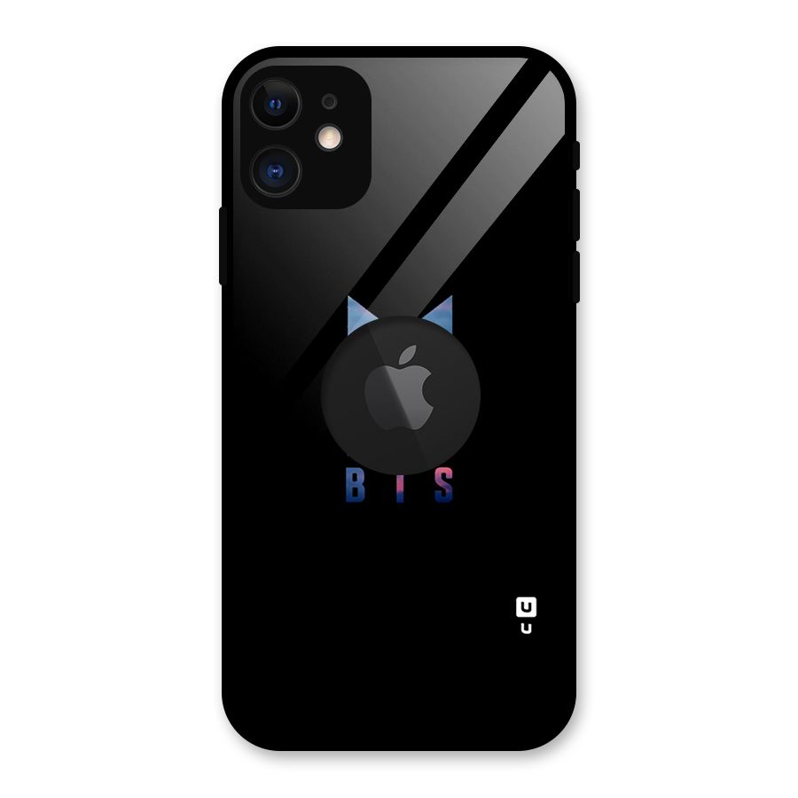 BTS Logo Sky Glass Back Case for iPhone 11 Logo Cut