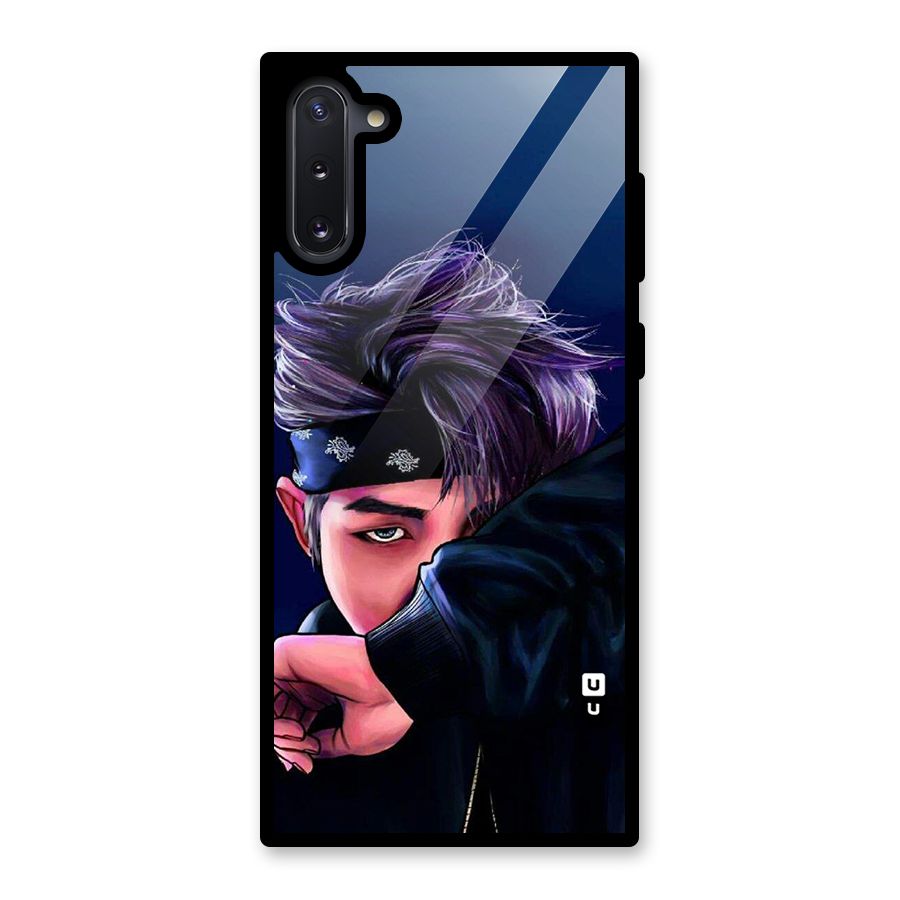 BTS Namjoon Artwork Glass Back Case for Galaxy Note 10