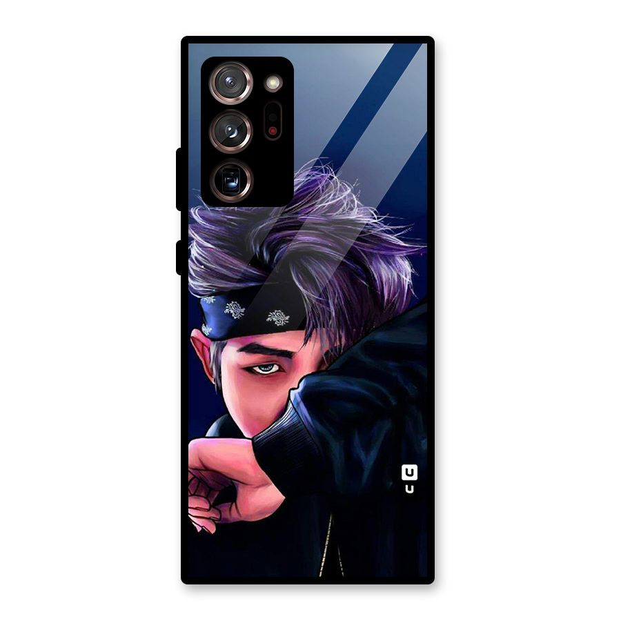 BTS Namjoon Artwork Glass Back Case for Galaxy Note 20 Ultra