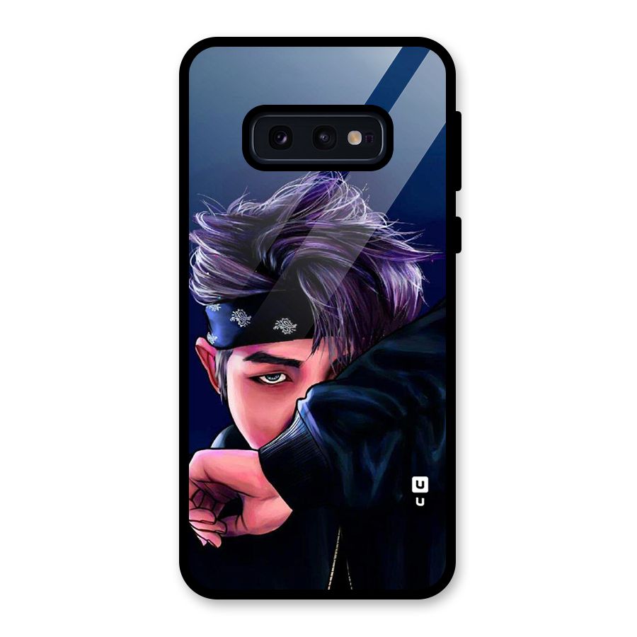 BTS Namjoon Artwork Glass Back Case for Galaxy S10e