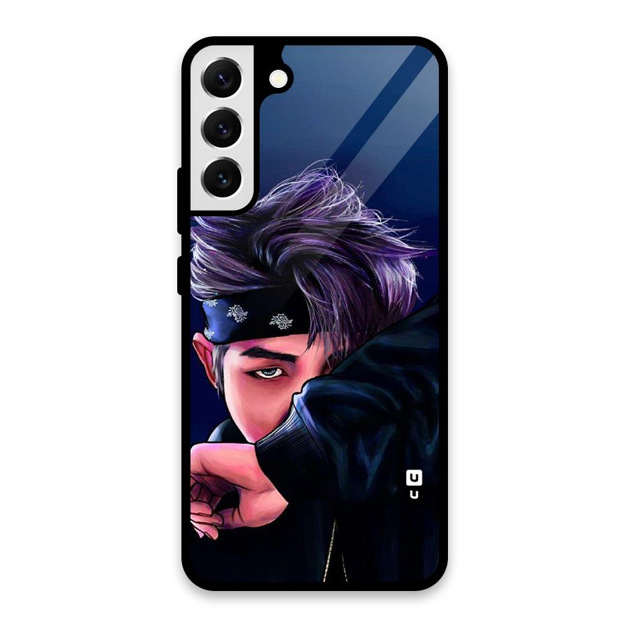 BTS Namjoon Artwork Glass Back Case for Galaxy S22 Plus 5G