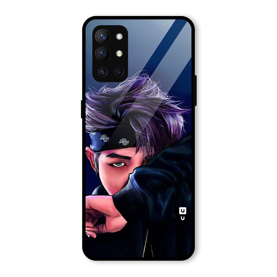BTS Namjoon Artwork Glass Back Case for OnePlus 9R
