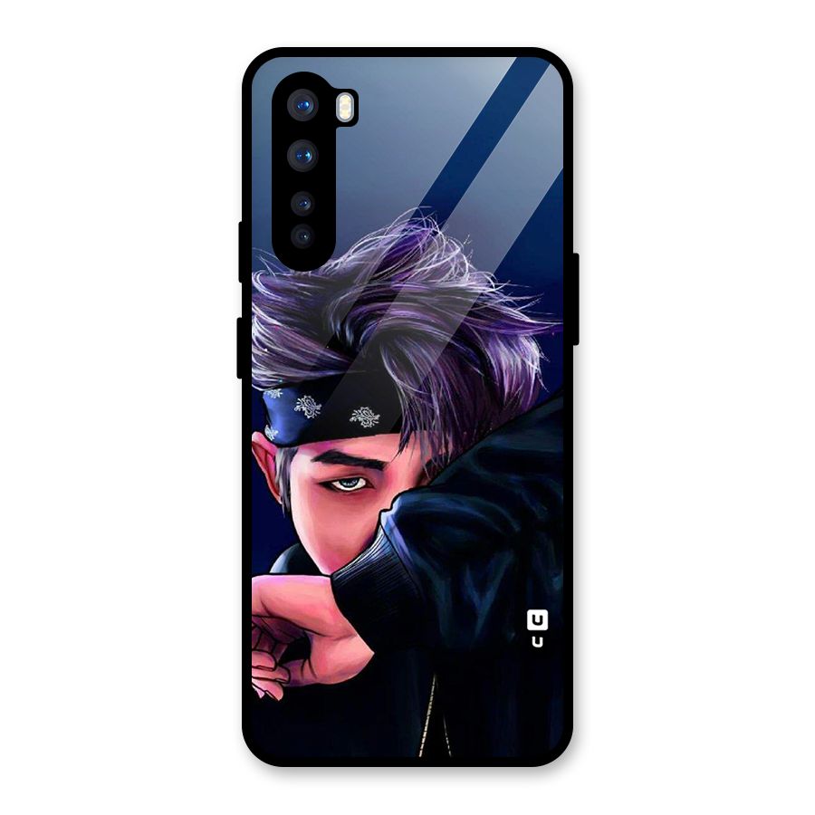BTS Namjoon Artwork Glass Back Case for OnePlus Nord