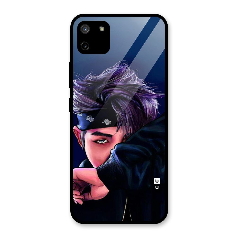 BTS Namjoon Artwork Glass Back Case for Realme C11