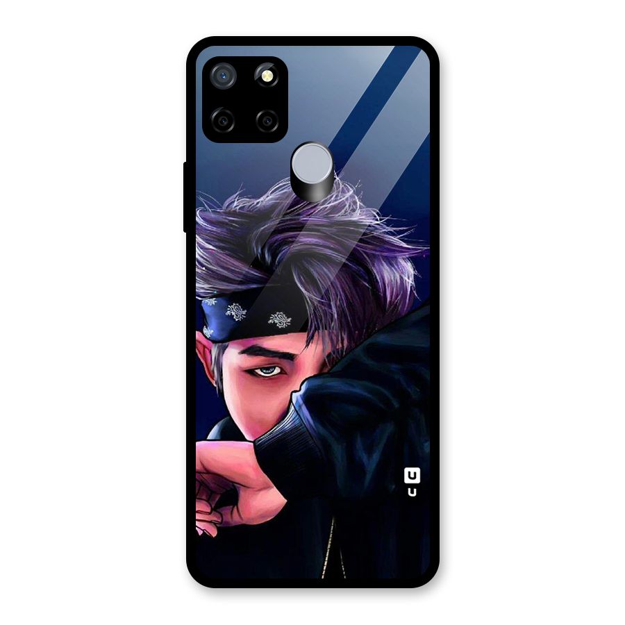 BTS Namjoon Artwork Glass Back Case for Realme Narzo 20