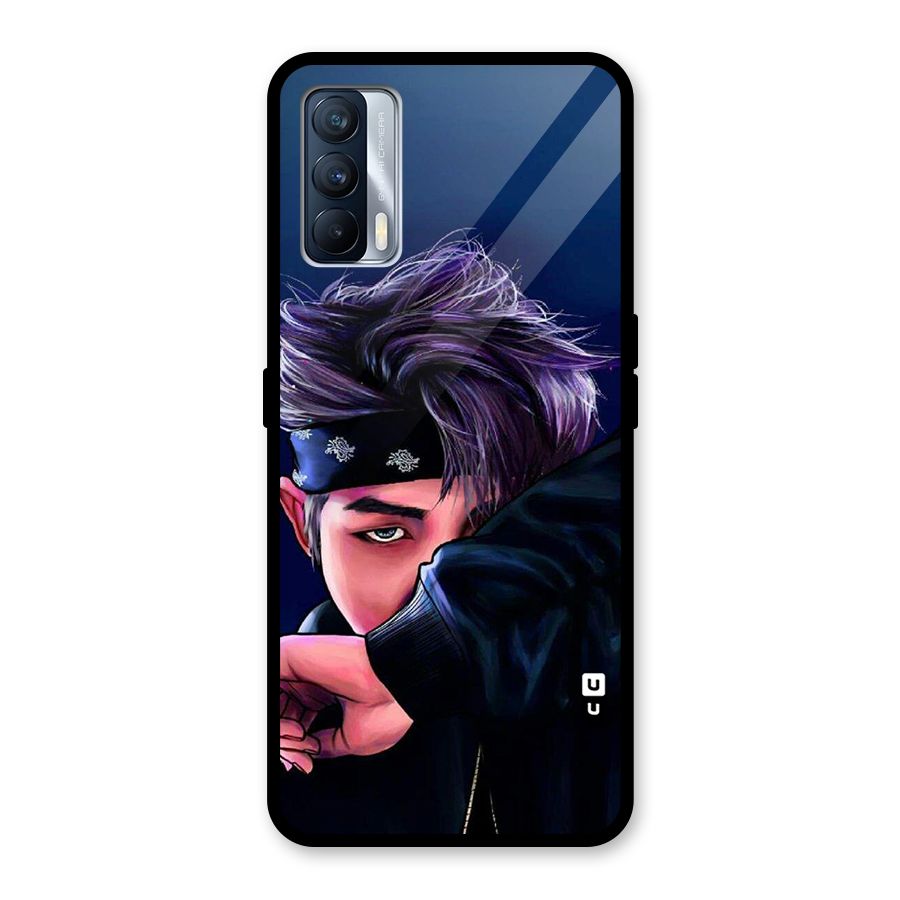 BTS Namjoon Artwork Glass Back Case for Realme X7