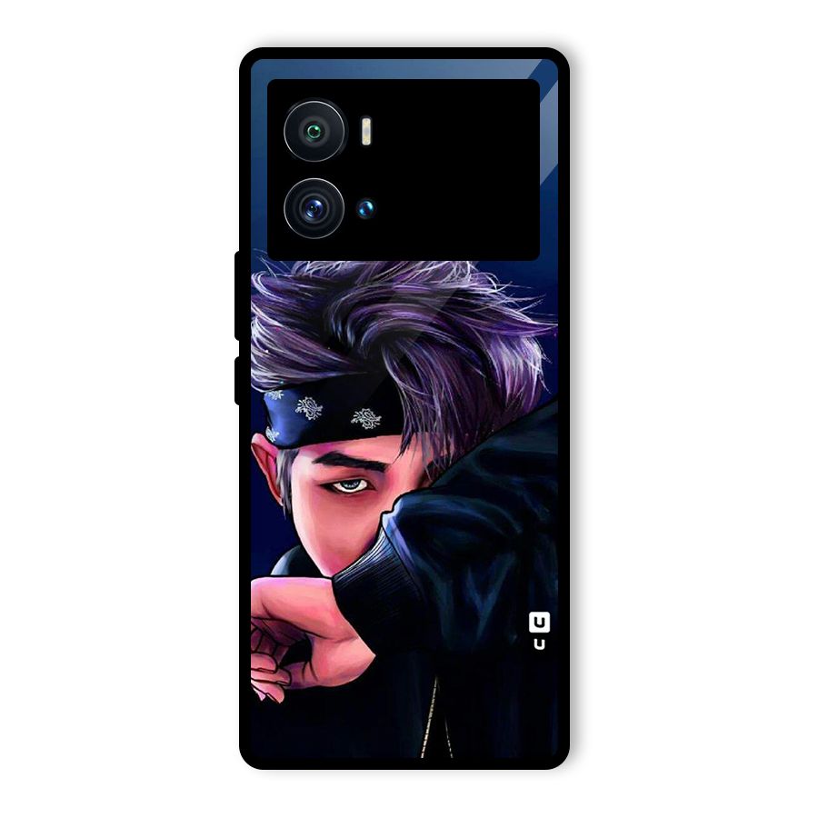 BTS Namjoon Artwork Glass Back Case for Vivo iQOO 9 Pro