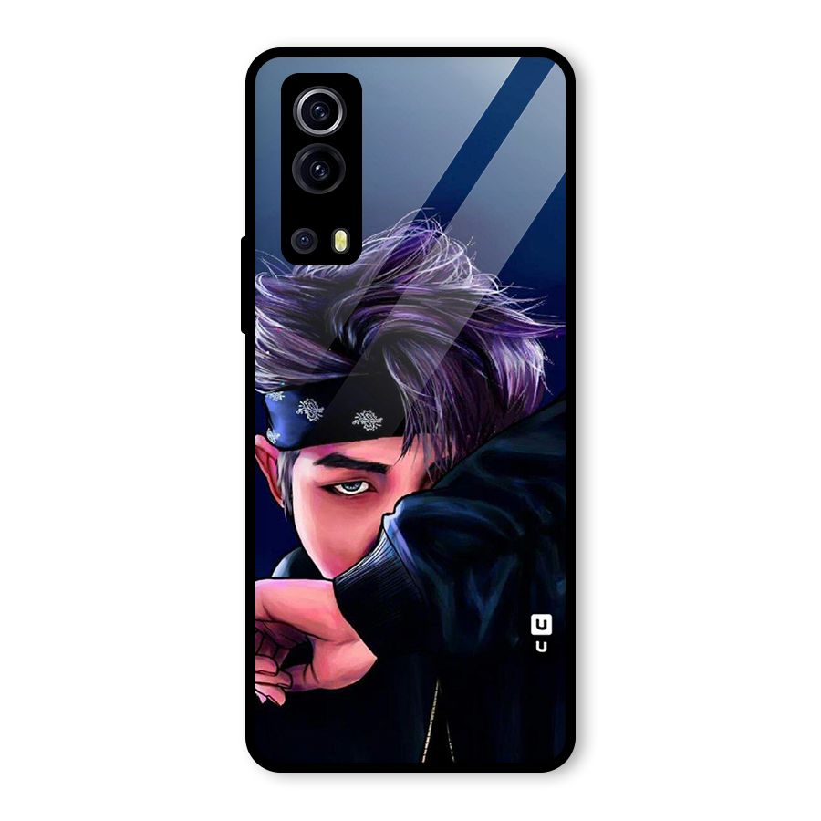 BTS Namjoon Artwork Glass Back Case for Vivo iQOO Z3