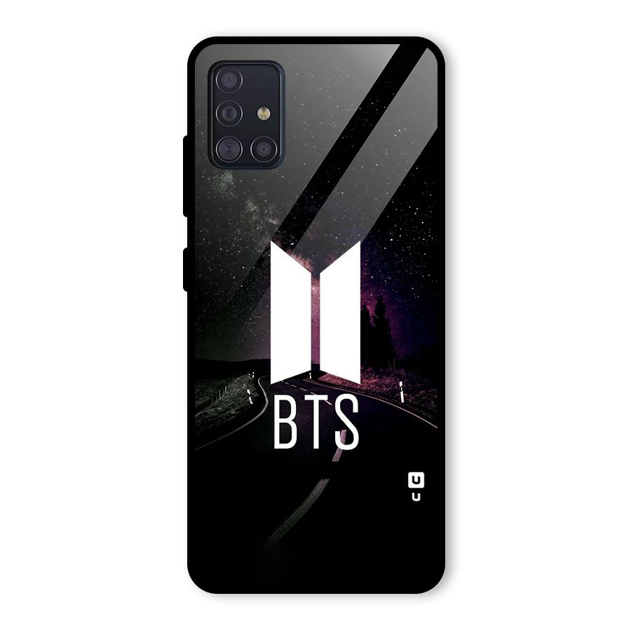 BTS Night Sky Glass Back Case for Galaxy A51