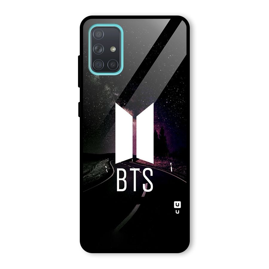 BTS Night Sky Glass Back Case for Galaxy A71