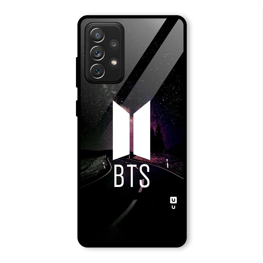 BTS Night Sky Glass Back Case for Galaxy A72