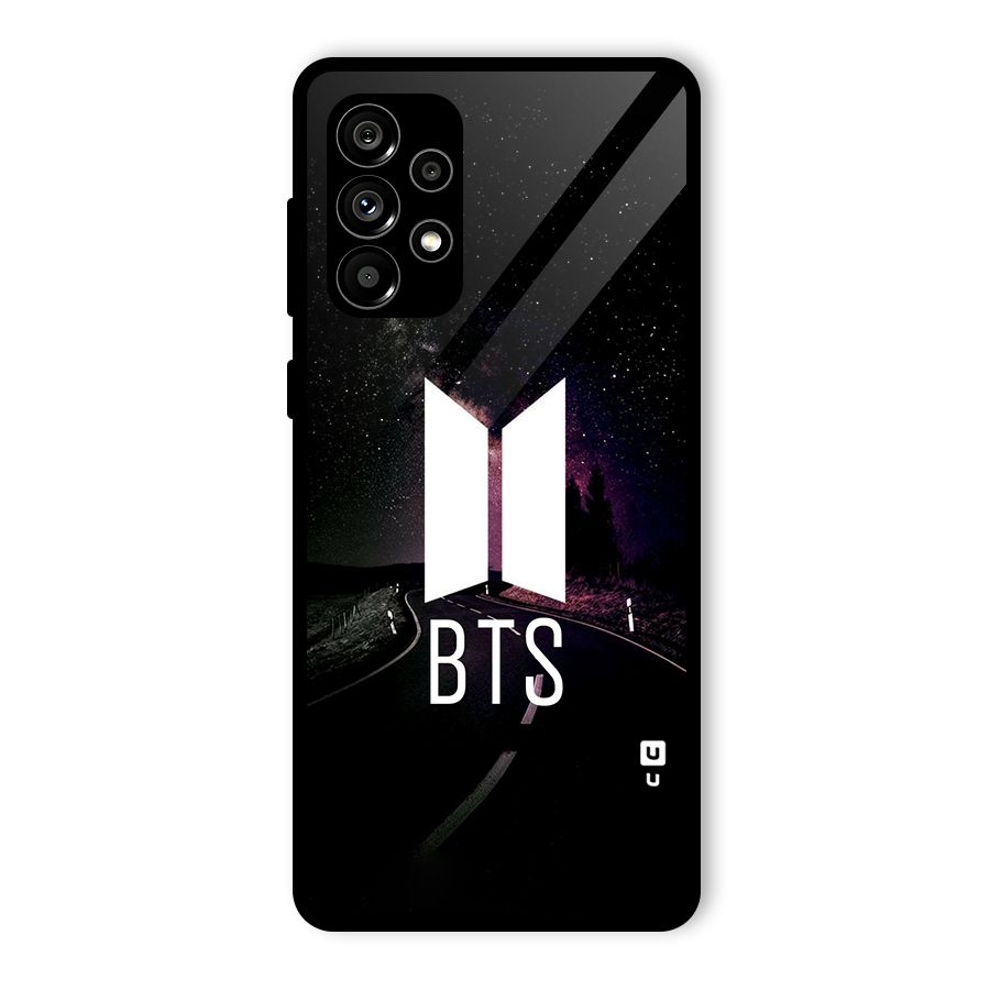 BTS Night Sky Glass Back Case for Galaxy A73 5G