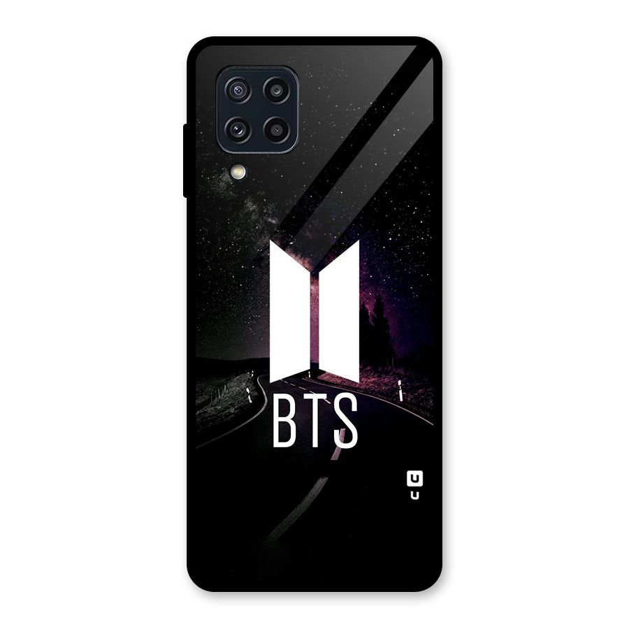 BTS Night Sky Glass Back Case for Galaxy M32