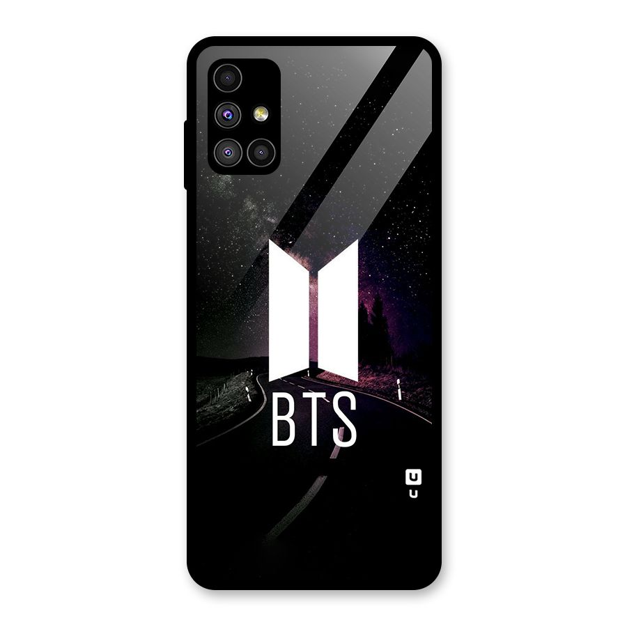 BTS Night Sky Glass Back Case for Galaxy M51