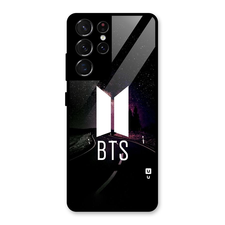 BTS Night Sky Glass Back Case for Galaxy S21 Ultra 5G