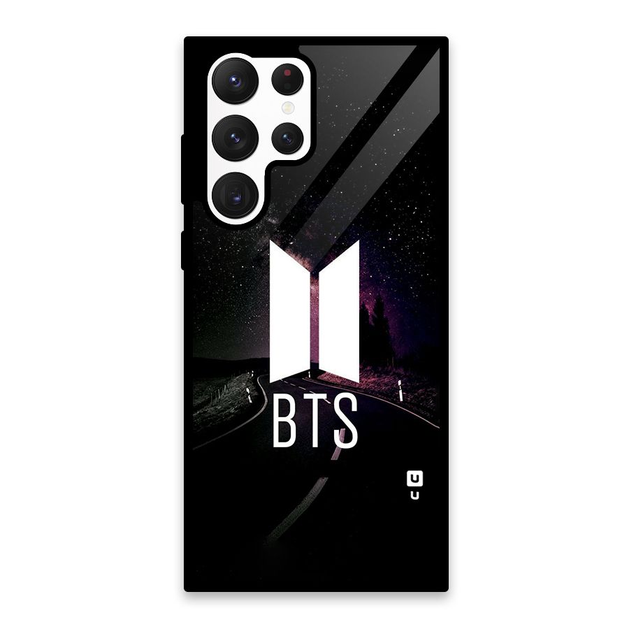 BTS Night Sky Glass Back Case for Galaxy S22 Ultra 5G