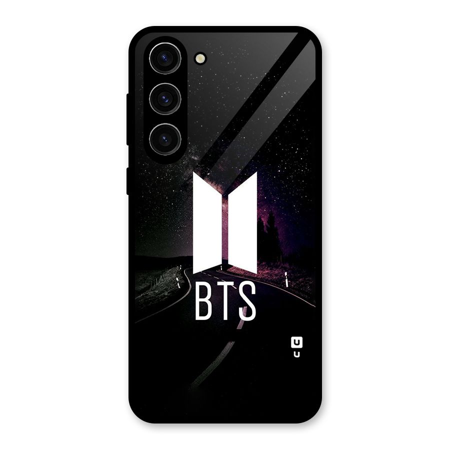 BTS Night Sky Glass Back Case for Galaxy S23 Plus