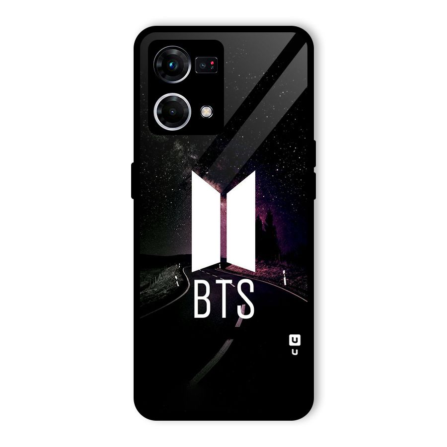 BTS Night Sky Glass Back Case for Oppo F21 Pro 4G