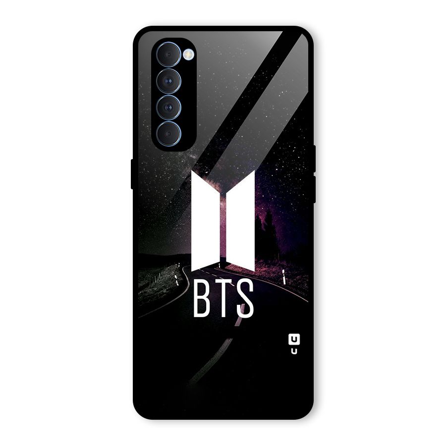 BTS Night Sky Glass Back Case for Oppo Reno4 Pro