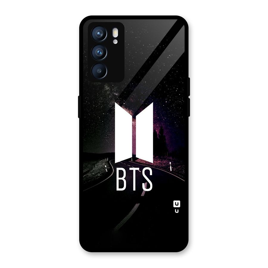 BTS Night Sky Glass Back Case for Oppo Reno6 5G